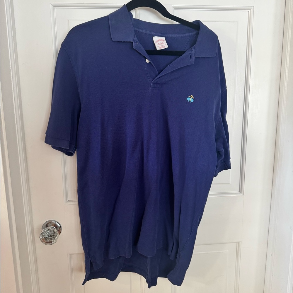 Brooks Brothers Men’s Navy Polo Shirt Large